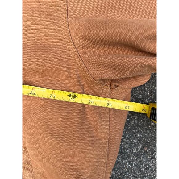 Berne Detroit Duck Work Jacket Brown Size L Carhartt Style Vintage Workwear - Picture 4 of 6